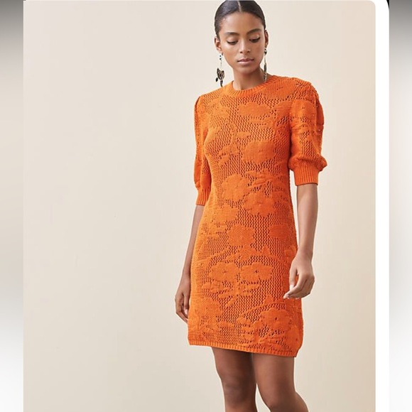 NWT! Maeve Pointelle Knit Mini Dress - size S - Picture 1 of 7